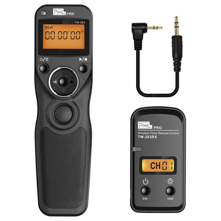 Pixel TW283 Shutter Wireless Delay Remote Control SLR Shutter Flasher, For Canon E3, For Nikon DC0, For Nikon DC2, For Sony S1, For Sony S2, For Instax 90, For Instax E3