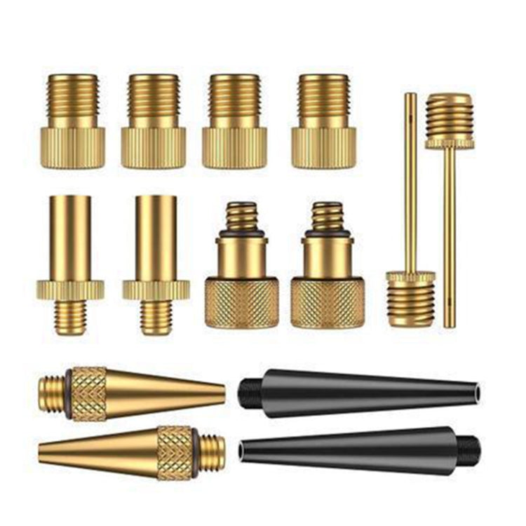 SV/AV/DV Bicycle Valve Adapter Set Bike Ball Pump Accessories, 15 in 1, 24 in 1 with Leather Ring, 25 in 1, 24 in 1, 32 in 1, 16 in 1, 10 in 1, 3sets 3 in 1, 12 in 1, 3sets 5 in 1, 3sets 4 in 1, 3sets 4 in 1 Gold, 14 in 1, 16 in 1 with Split Box...