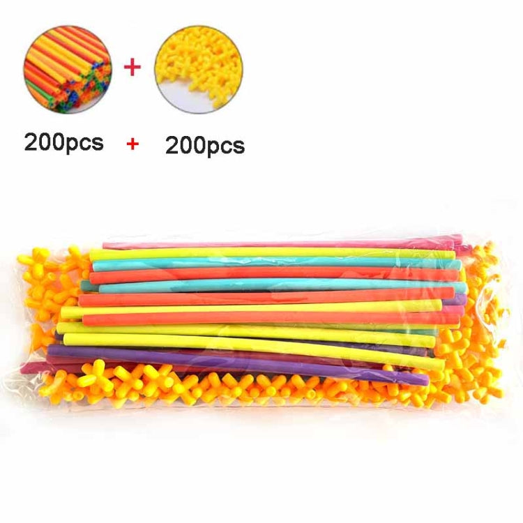 DIY Plastic 4D Straw Building Blocks Joint Funny Development Toys, 50pcs Pipe+50 Connectors, 100pcs Pipe+50 Connectors, 100pcs Pipe+100 connectors, 150pcs Pipe+150 connectors, 200pcs Pipe+200 Connectors, 250pcs Pipe+250 Connectors...