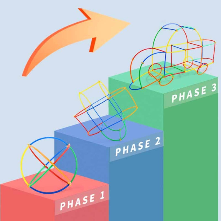 DIY Plastic 4D Straw Building Blocks Joint Funny Development Toys, 50pcs Pipe+50 Connectors, 100pcs Pipe+50 Connectors, 100pcs Pipe+100 connectors, 150pcs Pipe+150 connectors, 200pcs Pipe+200 Connectors, 250pcs Pipe+250 Connectors...