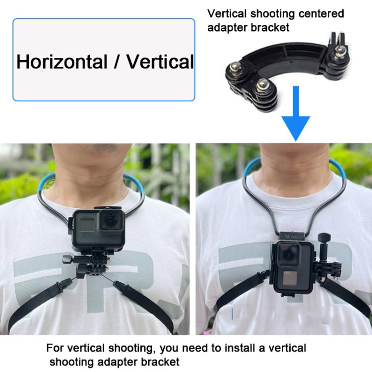 TUYU Camera Neck Holder Mobile Phone Chest Strap Mount  For Video Shooting//POV, Standard (Black), Standard (Blue), With Phone Clip (Black), With Phone Clip (Blue), Vertical Shooting (Black), Vertical Shooting (Blue), Vertical +Phone Clip (Black)...