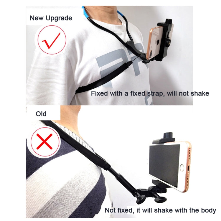 TUYU Camera Neck Holder Mobile Phone Chest Strap Mount  For Video Shooting//POV, Standard (Black), Standard (Blue), With Phone Clip (Black), With Phone Clip (Blue), Vertical Shooting (Black), Vertical Shooting (Blue), Vertical +Phone Clip (Black)...