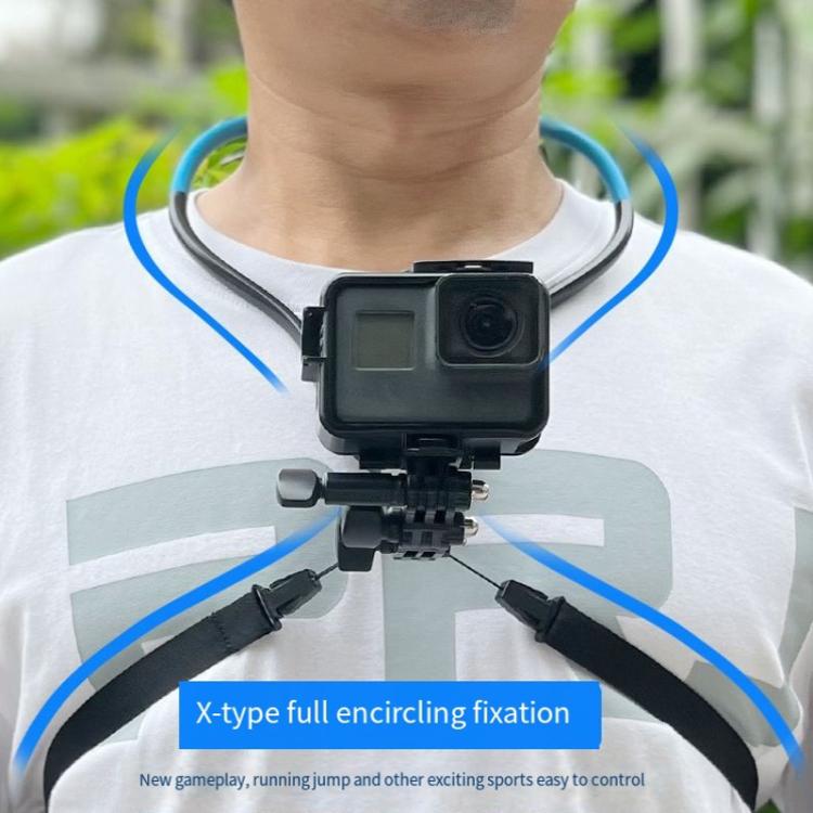 TUYU Camera Neck Holder Mobile Phone Chest Strap Mount  For Video Shooting//POV, Standard (Black), Standard (Blue), With Phone Clip (Black), With Phone Clip (Blue), Vertical Shooting (Black), Vertical Shooting (Blue), Vertical +Phone Clip (Black)...