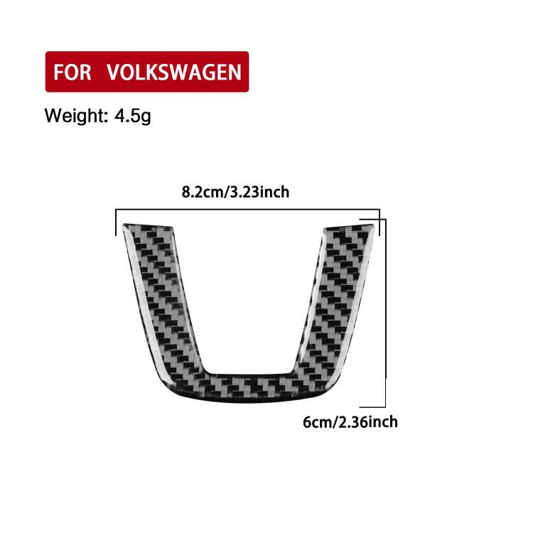 For Volkswagen Sagitar 2019-2023 Left-hand Drive Steering Wheel Chin Decoration Sticker