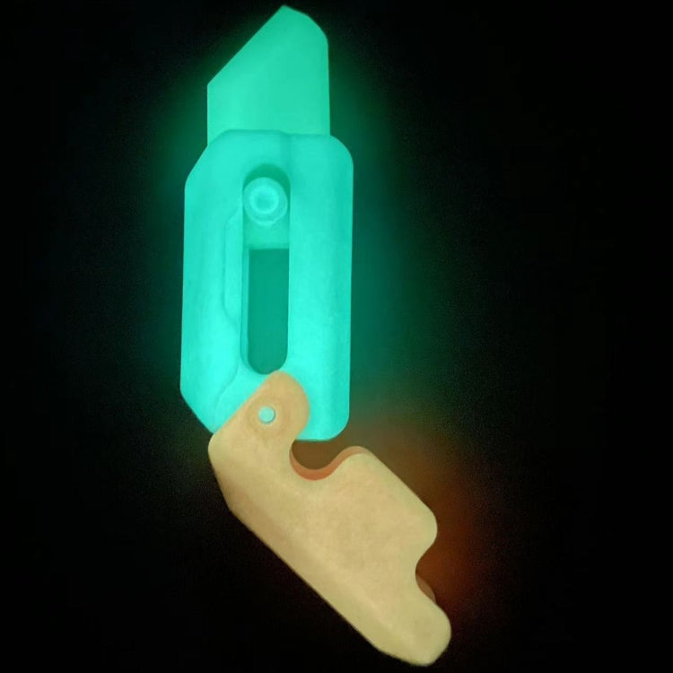 Radish Knife 3D Gravity Decompress Toy, Color Random Delivery, Large, Night Light, Flash Model, Eraser Model