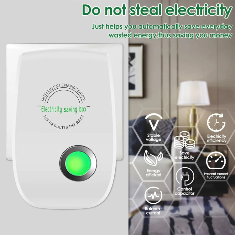Smart Home Energy Saver Portable Safety Power Saving Box, EU Plug