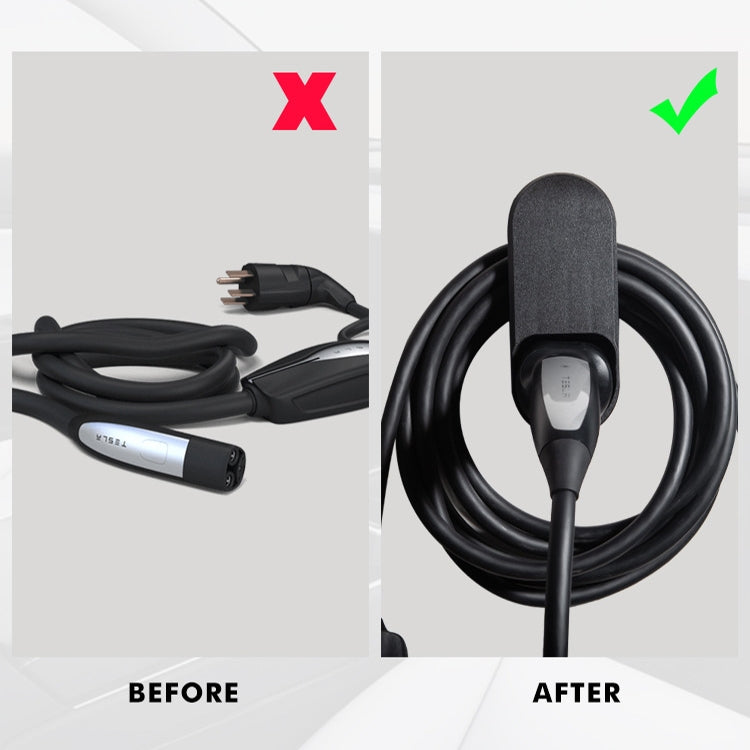 For Tesla Model 3 / X / S / Y Car Charger Wall Storage Bracket, EU Plug, US Plug