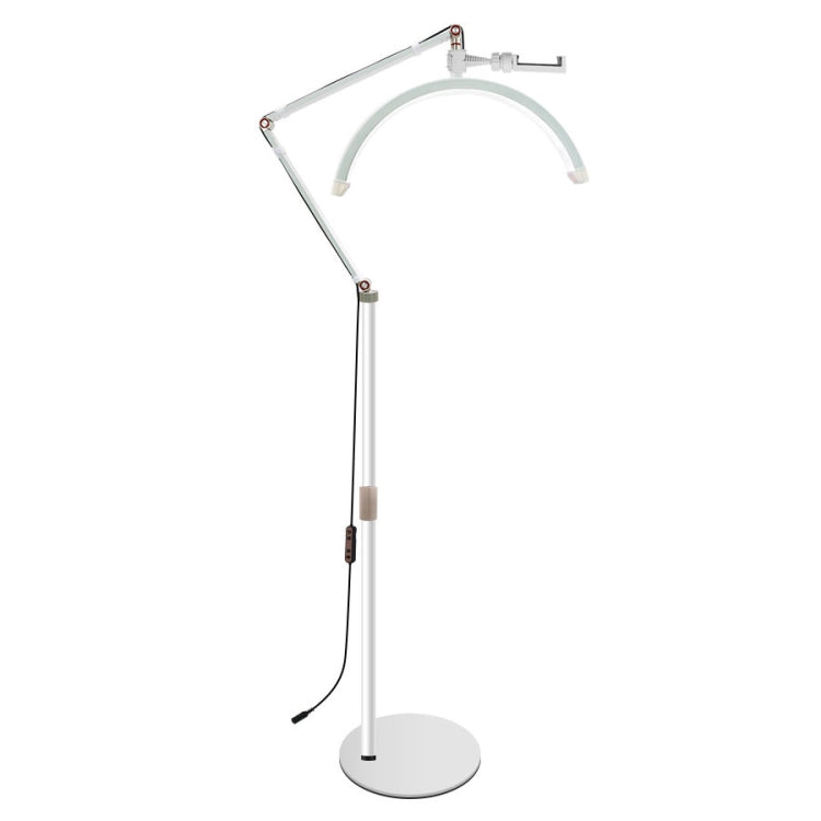 LED Half Moon Beauty Lamp Manicure Eyebrow Tattoos Eyelash Fill Light, UK Plug