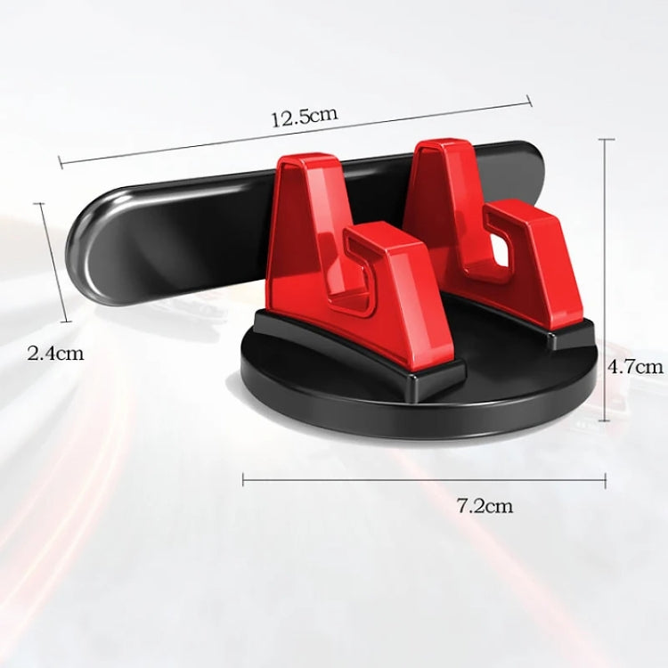 Car Dashboard Automotive Cell Phone Holder Temporary Parking Sign 2 In 1