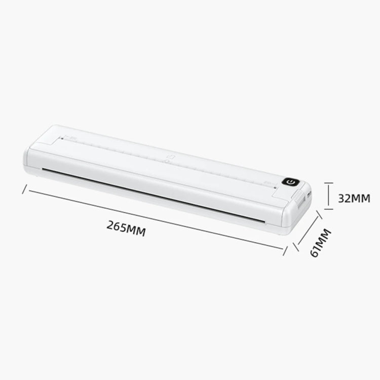 Small A4 Home Office Portable Inkless Printing Thermal Paper, 200pcs Thermal Paper