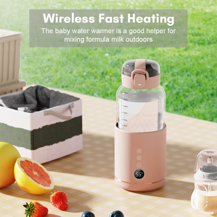 300ml Wireless Instant Water Warmer Electric Kettle for Baby Formula With 5200 mAh Battery Capacity, 300ml 5200 mAh (Pink), 300ml  5200 mAh (Blue), 300ml  5200 mAh (White)