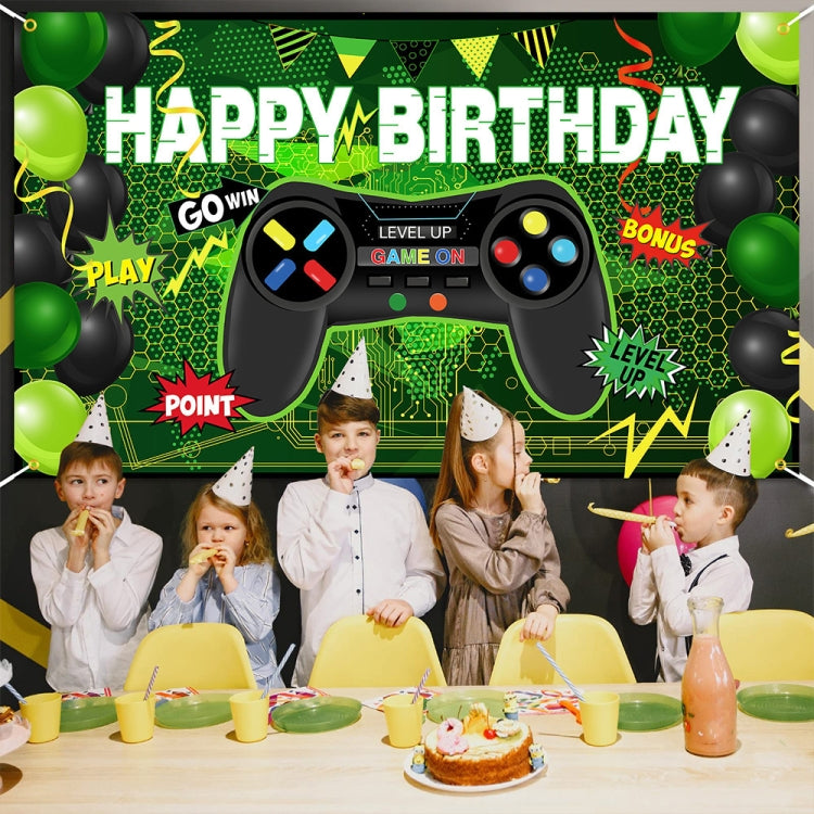 180x110cm Game Console Theme Birthday Background Birthday Party Decoration Banner, 2023SRB51, 2023SRB53, 2023SRB54