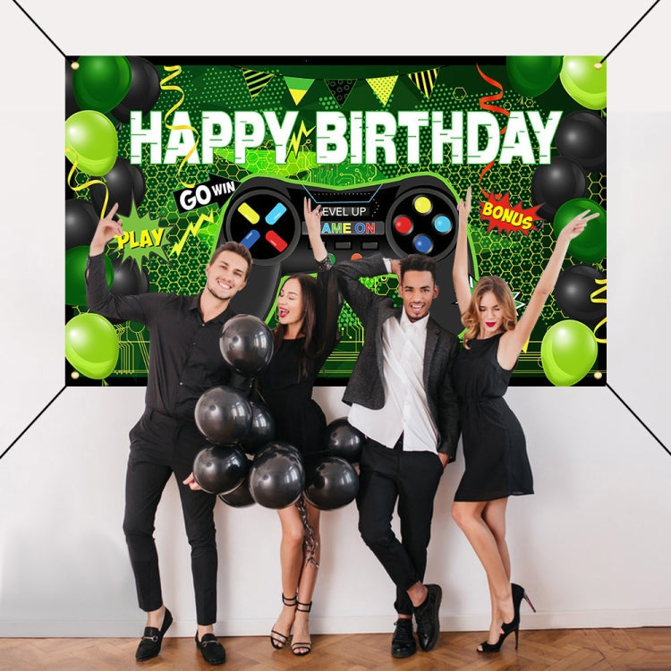 180x110cm Game Console Theme Birthday Background Birthday Party Decoration Banner, 2023SRB51, 2023SRB53, 2023SRB54