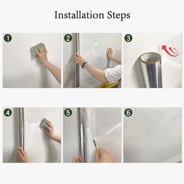 Latex Paint Wall Decoration Static Stickers Children Room Home Self-adhesive Wall Stickers Static Wall Protection Film, 45cmx5m