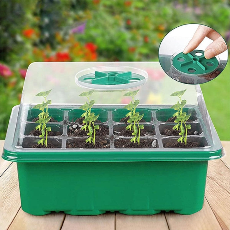 1pcs/set 12-hole Thickened Adjustable Breathable Cover Seedling Box, 1pcs/set 12-hole
