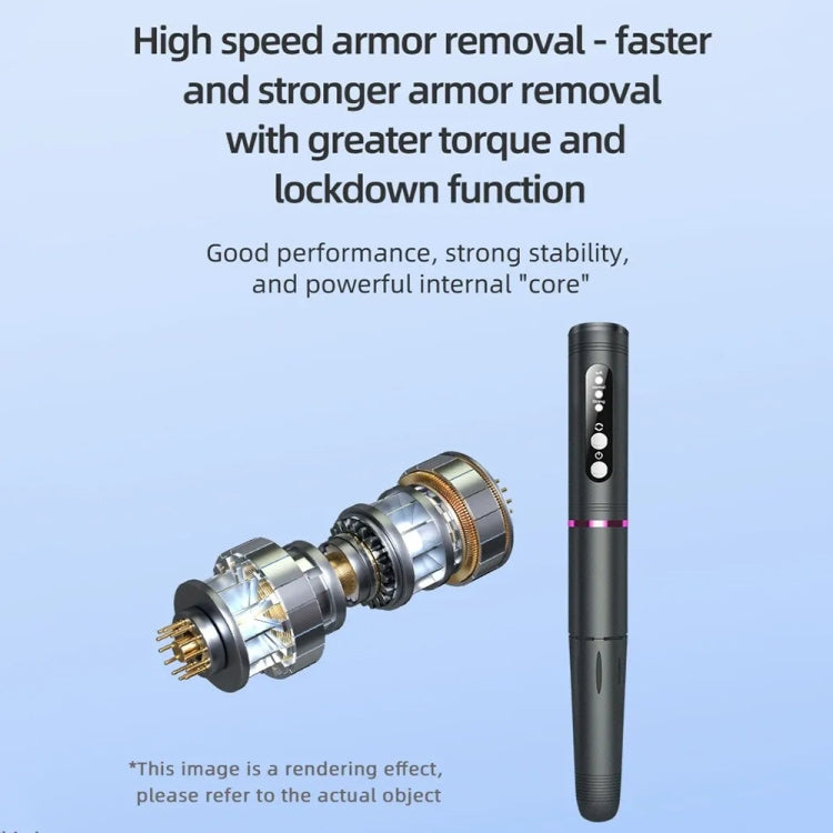 HX-08 USB Charging Portable Manicure Remover and Polisher Home Nail Art Tools, HX-08 (Grey)