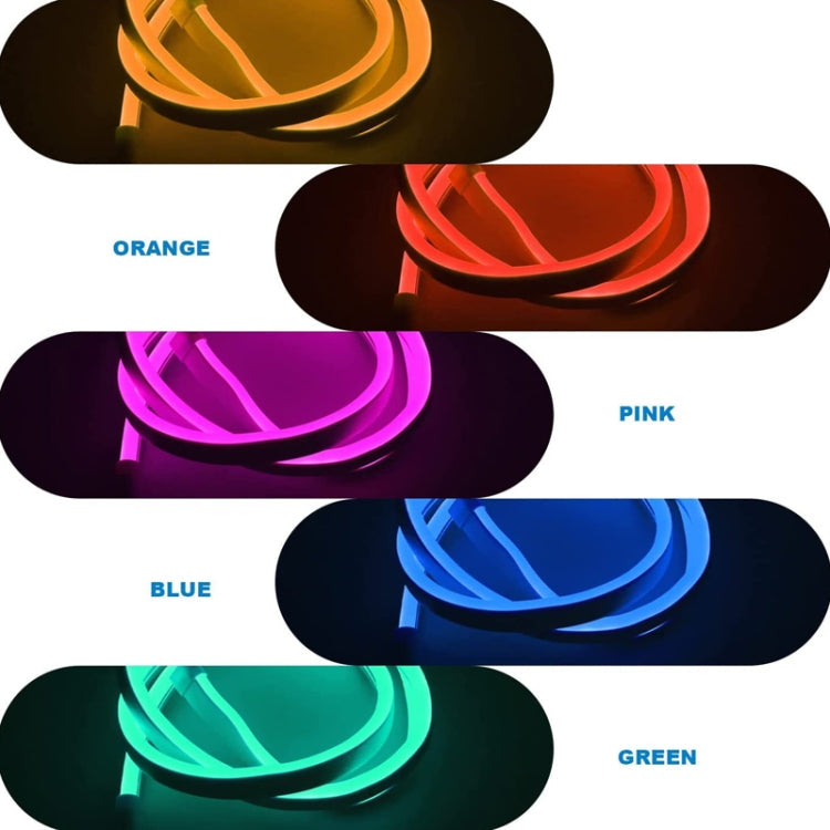 2m 5V LED Light Strip USB Flexible Neon Silicone Soft Strips Set, USB (Pink), USB (Warm Color), USB (Blue)