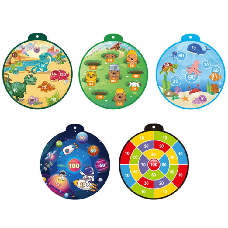Kindergarten Indoor Outdoor Sticky Target Ball Toys With 12 Balls, 100 Point Numbers