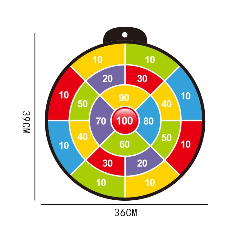 Kindergarten Indoor Outdoor Sticky Target Ball Toys With 12 Balls, 100 Point Numbers