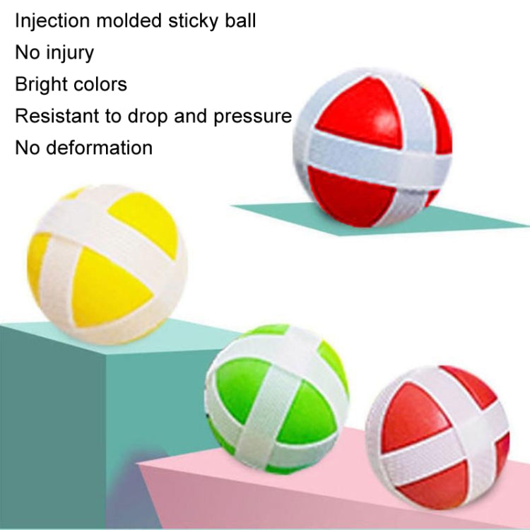 Kindergarten Indoor Outdoor Sticky Target Ball Toys With 12 Balls, 100 Point Numbers