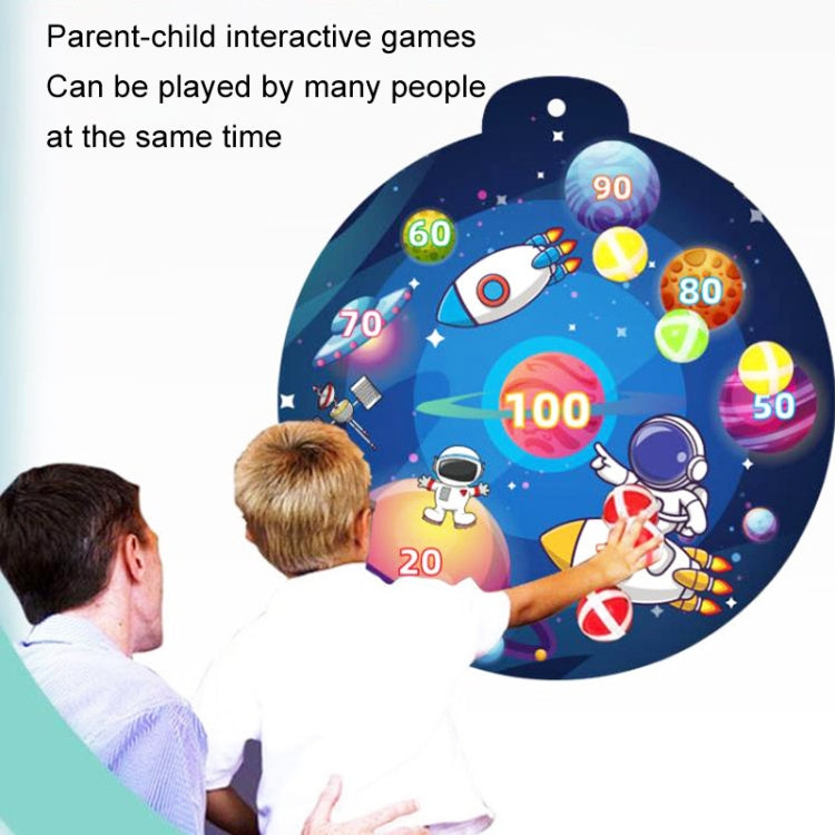 Kindergarten Indoor Outdoor Sticky Target Ball Toys With 12 Balls, 100 Point Numbers