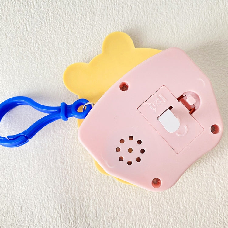 Cartoon Pattern Mini Palm Gaming Machine Play Mouse Electronic Lighting Decompressing Toy Keychain, Kurolo, Dog, Little Dinosaur, Pink Rabbit Ear, Purple Rabbit Ear, Brown Bear, Carrot Rabbit