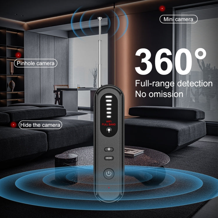 T01 Wireless Detector Camera Anti-eavesdropping Positioning GPS Alarm, T01
