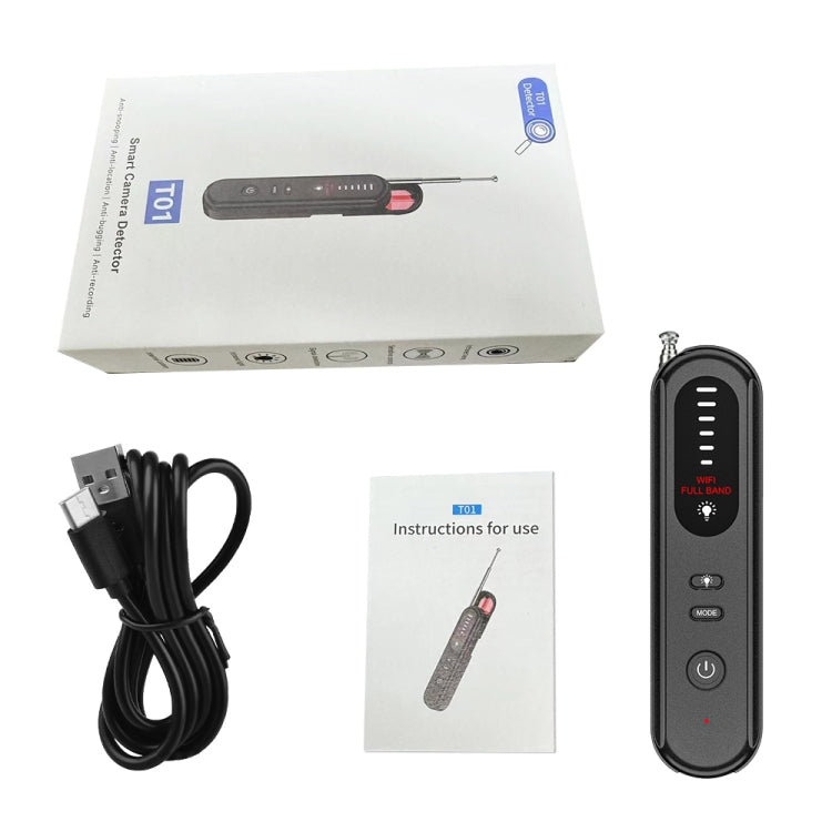 T01 Wireless Detector Camera Anti-eavesdropping Positioning GPS Alarm, T01
