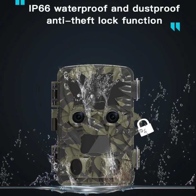 H8201 4K Dual Lens Infrared Camera 32MP HD Night Vision Monitoring Animal Field Outdoor Camera, H8201