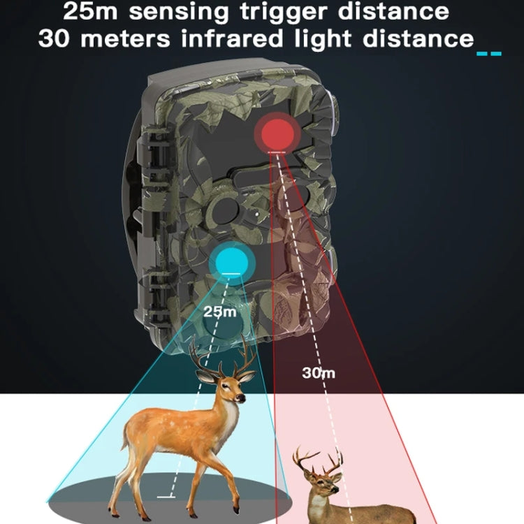 H8201 4K Dual Lens Infrared Camera 32MP HD Night Vision Monitoring Animal Field Outdoor Camera, H8201