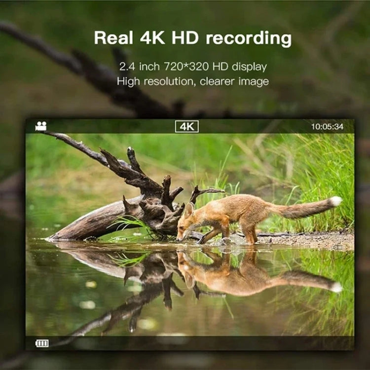 H8201 4K Dual Lens Infrared Camera 32MP HD Night Vision Monitoring Animal Field Outdoor Camera, H8201