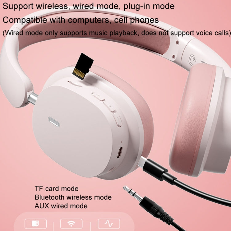 SOYTO SY-T2 Noise Reduction Bluetooth Headset Wireless Game Headset(White)