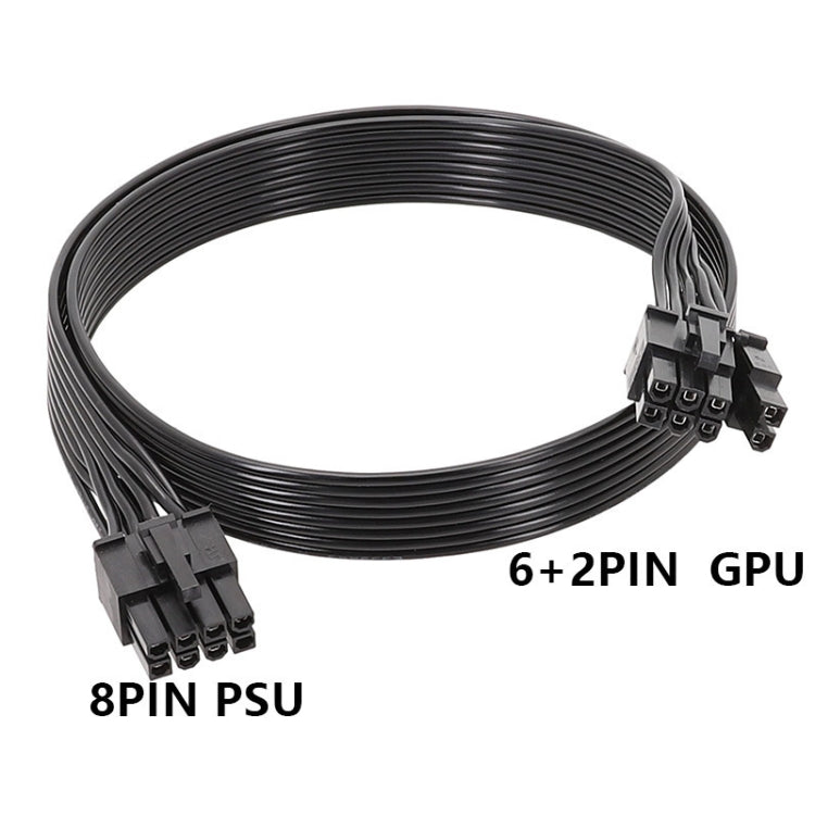Corsair 18AWG 8-Pin to 8-Pin (6+2) Graphics Card Power Cable – 50cm / 60cm