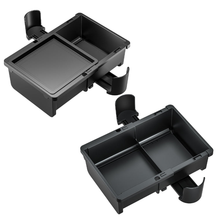 Car Seat Armrest Storage Box Adjustable Tissue Box