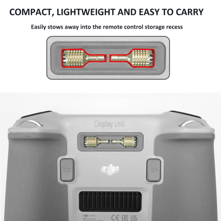 For DJI RC / RC 2 Remote Control LKTOP Joystick Thumb Rocker, For DJI RC / RC 2 Gray