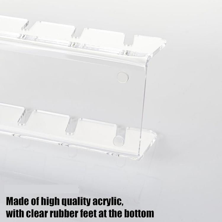 Acrylic Baseball Cap Holder Can Store 7 Baseball Caps, Transparent, Black