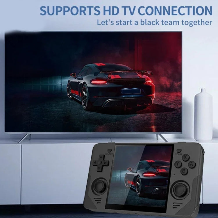 POWKIDDY RGB30  4 Inch IPS Screen Handheld Game Console Built In WIFI＋Bluetooth 16GB+128GB(Blue)