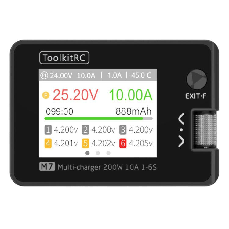 ToolkitRC M7 Boat Model Aviation Li-Po Battery Balance Charger, M7