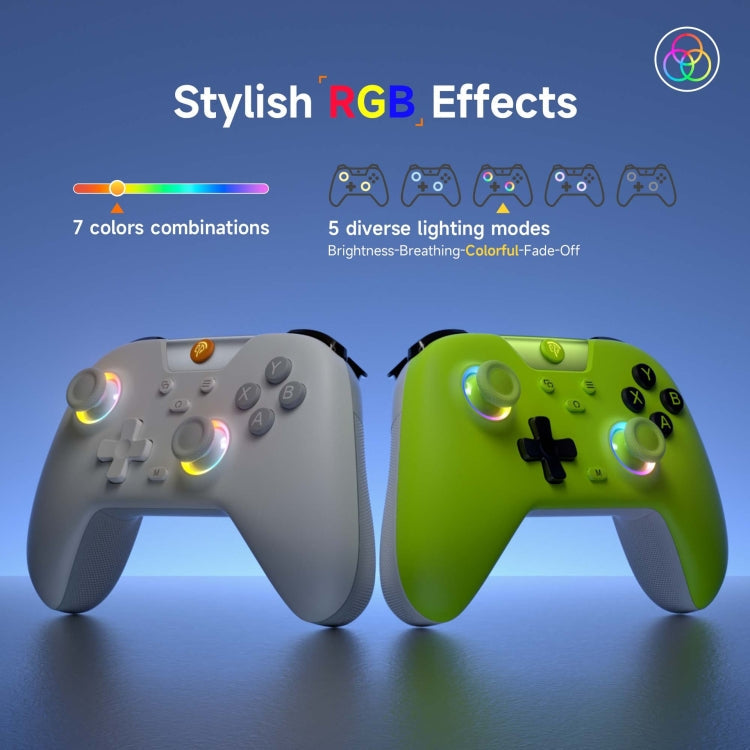 EasySMX X05 Wireless Gamepad Hall RGB Effect Controller For PC / Phone / Switch / Steam Deck(Black Pink)