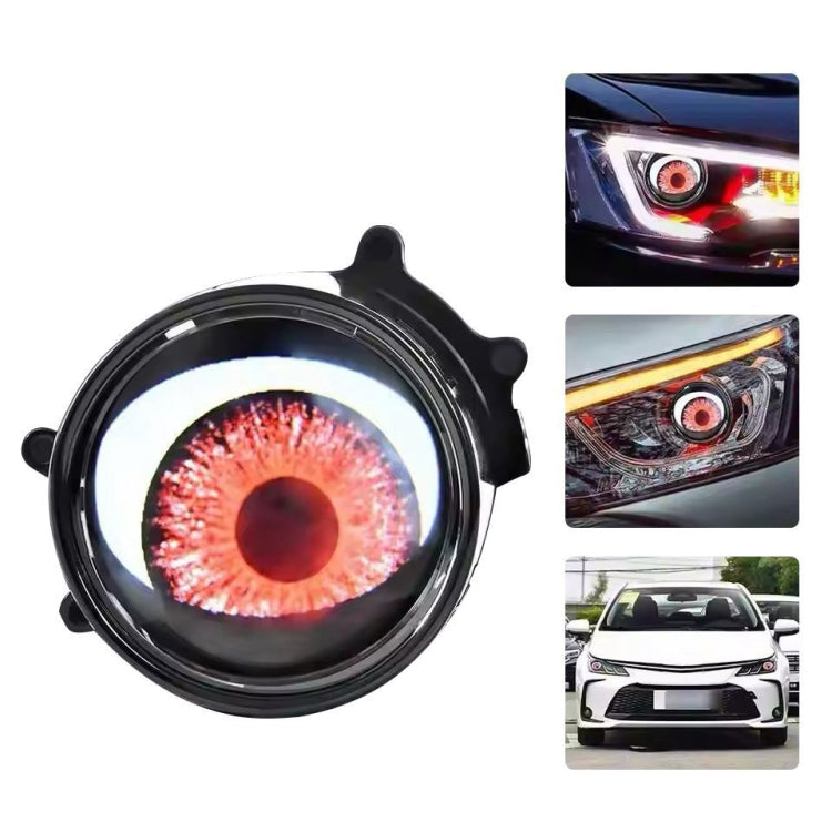 3-inch Car Motorcycle LED Demon Eye Light Modification, For One