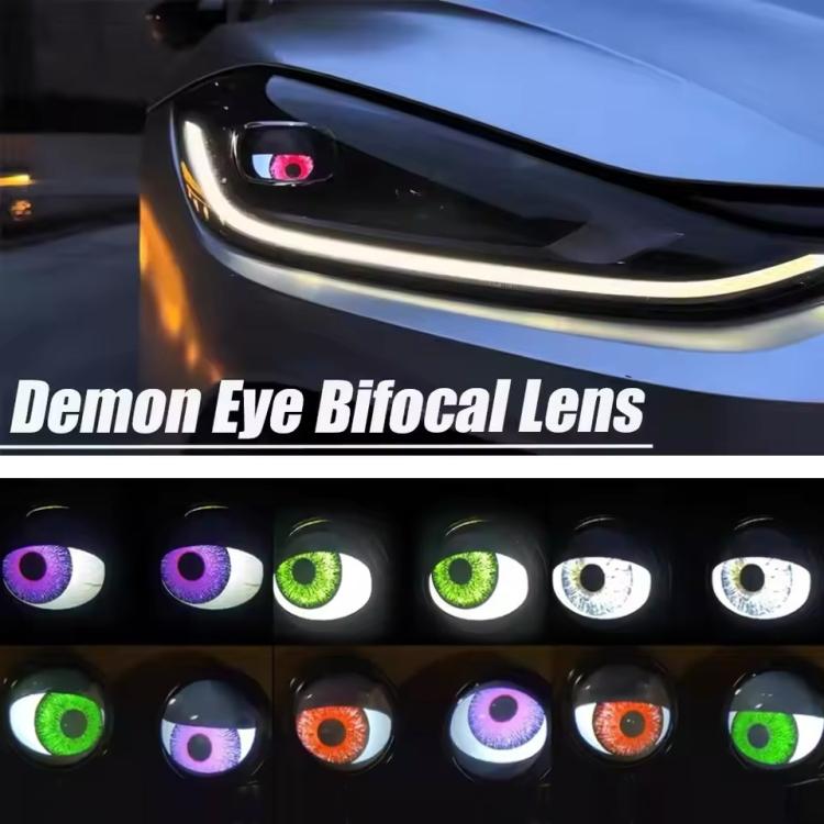 3-inch Car Motorcycle LED Demon Eye Light Modification, For One