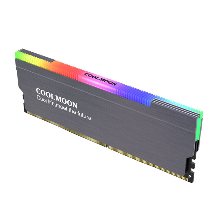 COOLMOON CM-RA1 ARGB Memory Vest Desktop Computer Memory Stick Cooling Case, CM-RA1