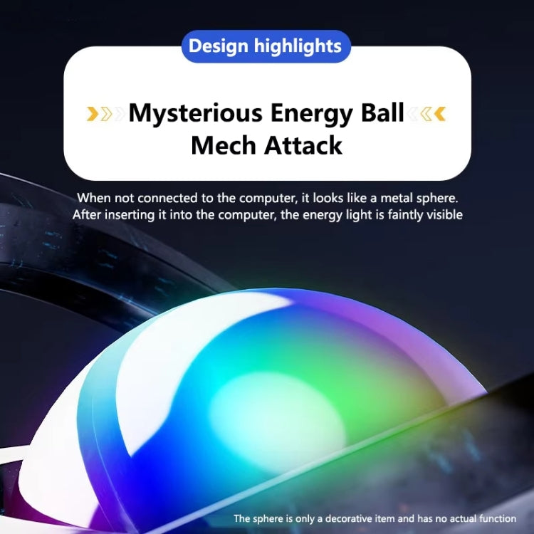 Inphic W9P Glowing Computer Gaming Wired Mouse(Sound Version)