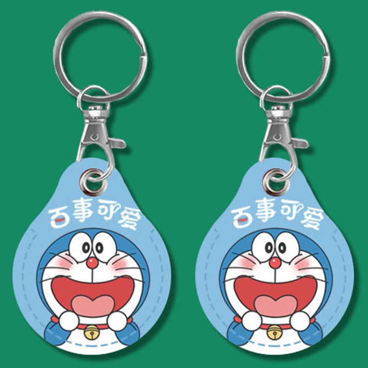 2pcs Cute Sensor Access Door Card Cover Keychain Elevator Water Drops Round Key Holder, Crocodile Bara, Lina Belle, Congratulations, Bow Tie Bear, English Winnie the Pooh, English Lotso, Melody, Cute Cinnamoroll, White Mickey Head, Muffled Pooh Bear...