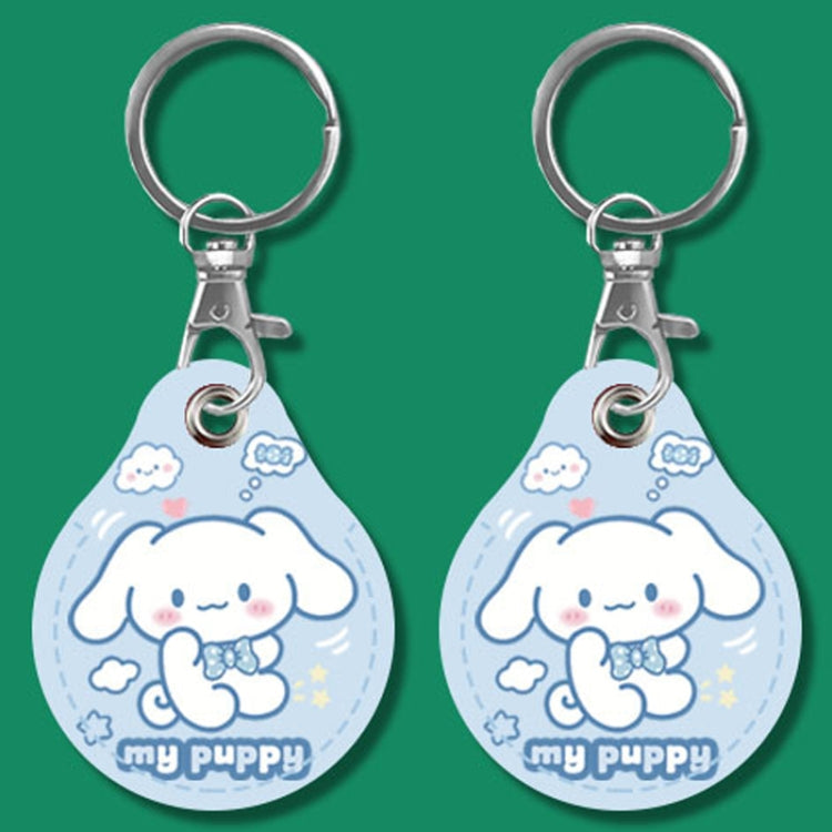 2pcs Cute Sensor Access Door Card Cover Keychain Elevator Water Drops Round Key Holder, Crocodile Bara, Lina Belle, Congratulations, Bow Tie Bear, English Winnie the Pooh, English Lotso, Melody, Cute Cinnamoroll, White Mickey Head, Muffled Pooh Bear...