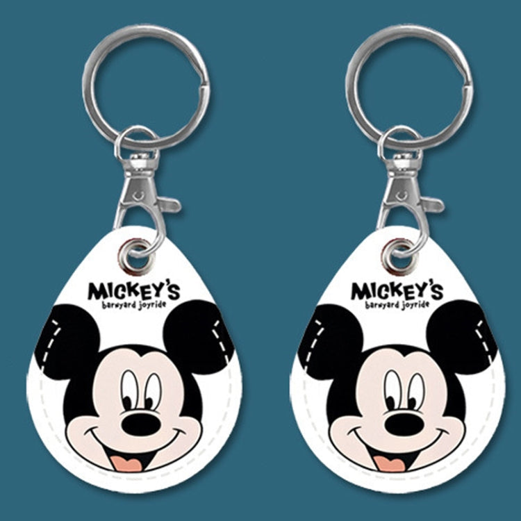 2pcs Cute Sensor Access Door Card Cover Keychain Elevator Water Drops Round Key Holder, Crocodile Bara, Lina Belle, Congratulations, Bow Tie Bear, English Winnie the Pooh, English Lotso, Melody, Cute Cinnamoroll, White Mickey Head, Muffled Pooh Bear...