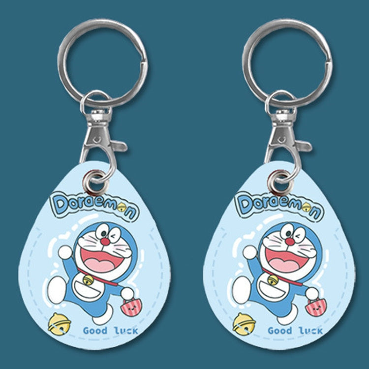 2pcs Cute Sensor Access Door Card Cover Keychain Elevator Water Drops Round Key Holder, Crocodile Bara, Lina Belle, Congratulations, Bow Tie Bear, English Winnie the Pooh, English Lotso, Melody, Cute Cinnamoroll, White Mickey Head, Muffled Pooh Bear...