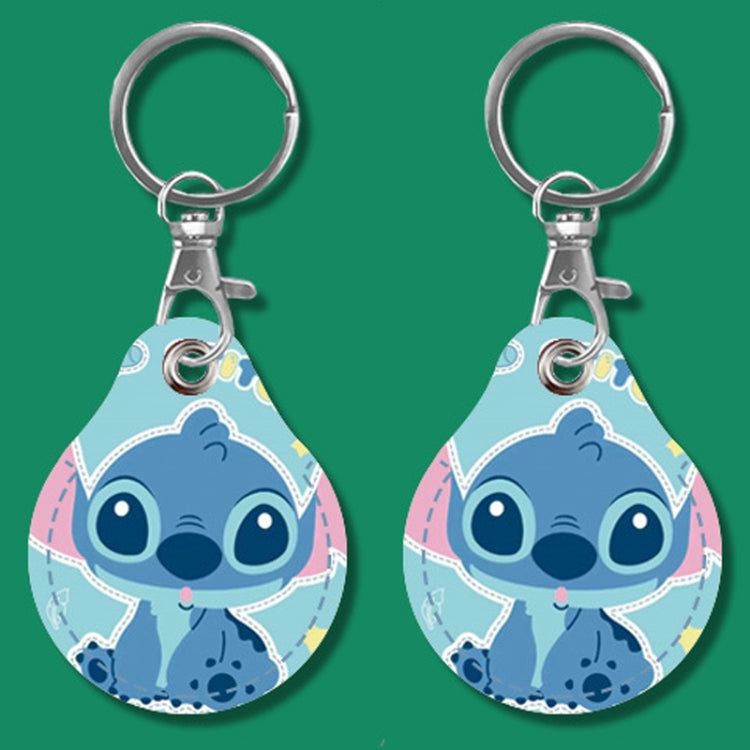 2pcs Cute Sensor Access Door Card Cover Keychain Elevator Water Drops Round Key Holder, Crocodile Bara, Lina Belle, Congratulations, Bow Tie Bear, English Winnie the Pooh, English Lotso, Melody, Cute Cinnamoroll, White Mickey Head, Muffled Pooh Bear...