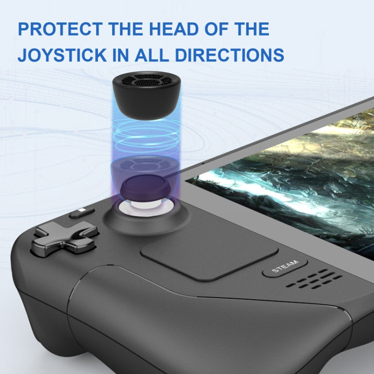 DEVASO 1pair Game Console Booster Rocker Cap Anti-slip Anti-sweat Protective Case