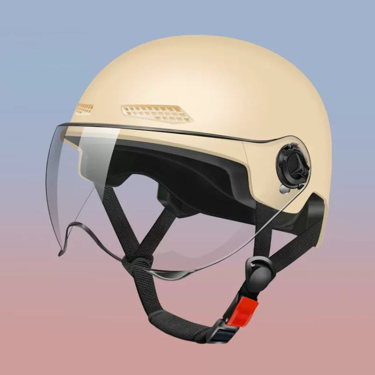 Electric Vehicle Helmet Lightweight Sun Protection Helmet, Black Transparent, White Transparent, Khaki Transparent, Pink Transparent, Gray Transparent, Black Brown, White Brown, Khaki Brown, Pink Brown, Gray Brown